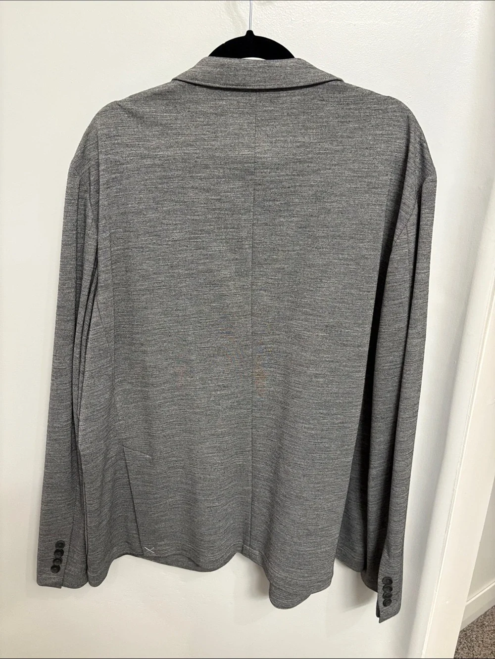 Gray Knit Blazer - Light Heather Gray Sport Coat